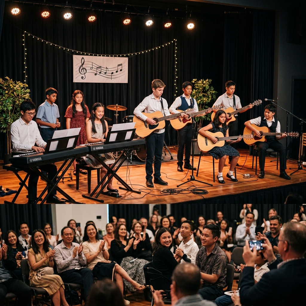 Students at recital